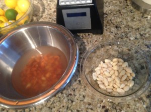 Soaked and Peeled Almonds