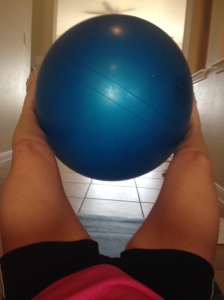 V-Ups with Stability Ball